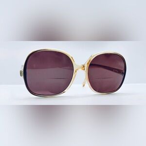 Vintage MC Zyla Gray Translucent Oval Sunglasses Frames Only